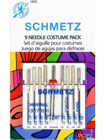 Schmetz Needles Schmetz Needles - Costume Pack - Assorted (70/10, 80/12, 90/14 & 100/16) - 9 pack