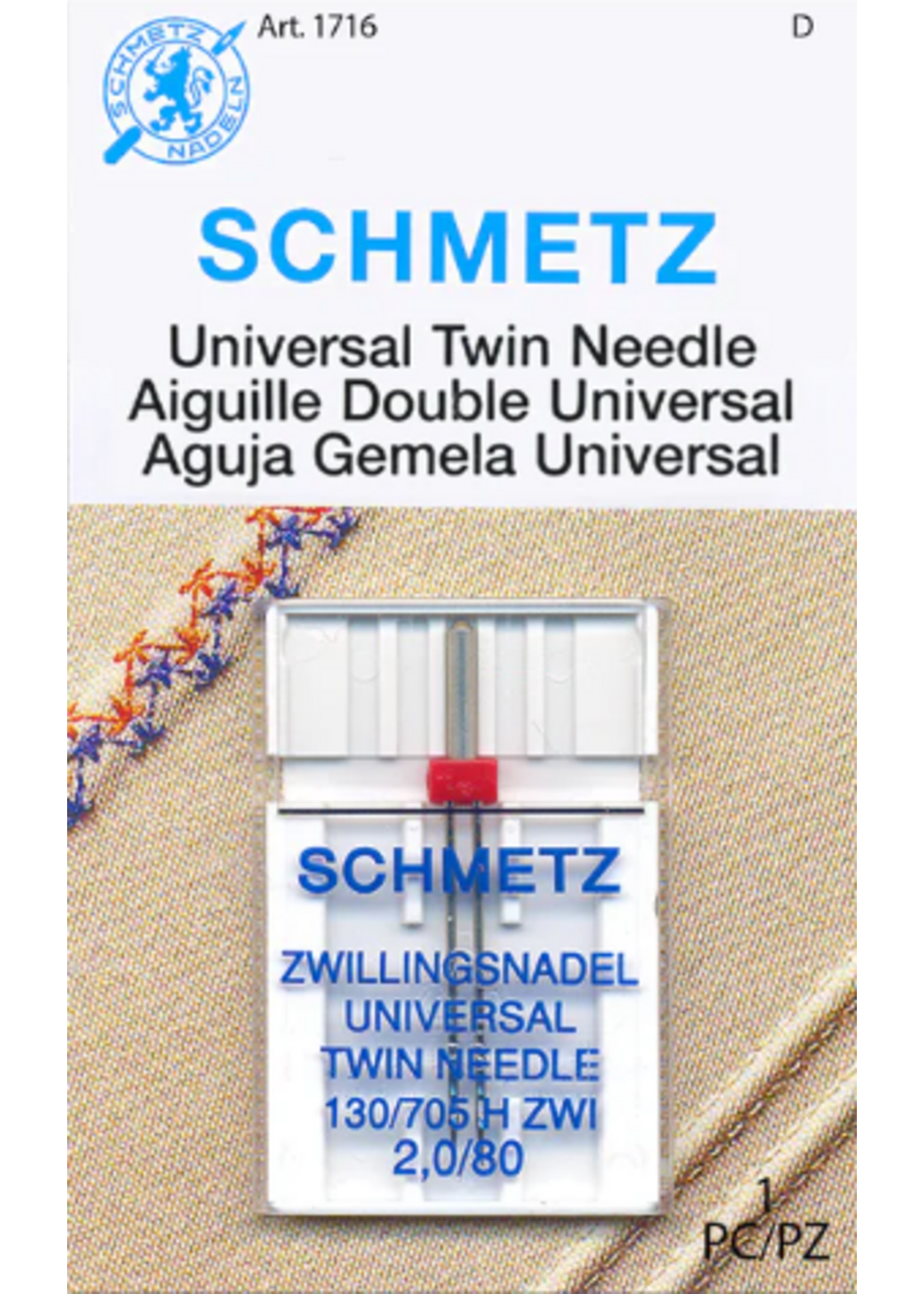 Schmetz Needles Schmetz Needles - Twin Machine - 2,0/80 - 1 Piece