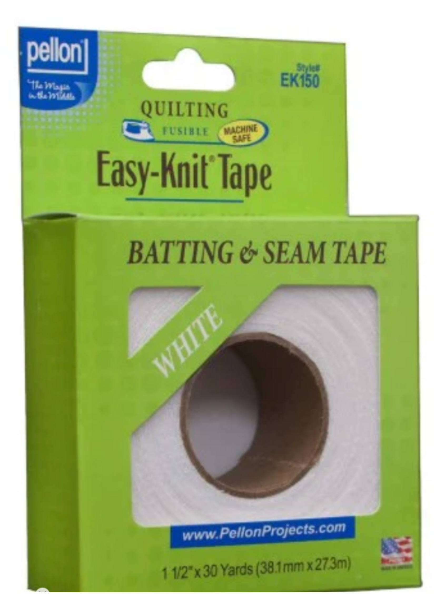 Pellon Fusible Batting Seam Tape 38 mm x 9.1 m/1 1/2 in x 10 yards