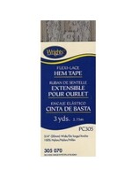 Wright Co Seam Binding Lace Flexi - 0.75in wide - white