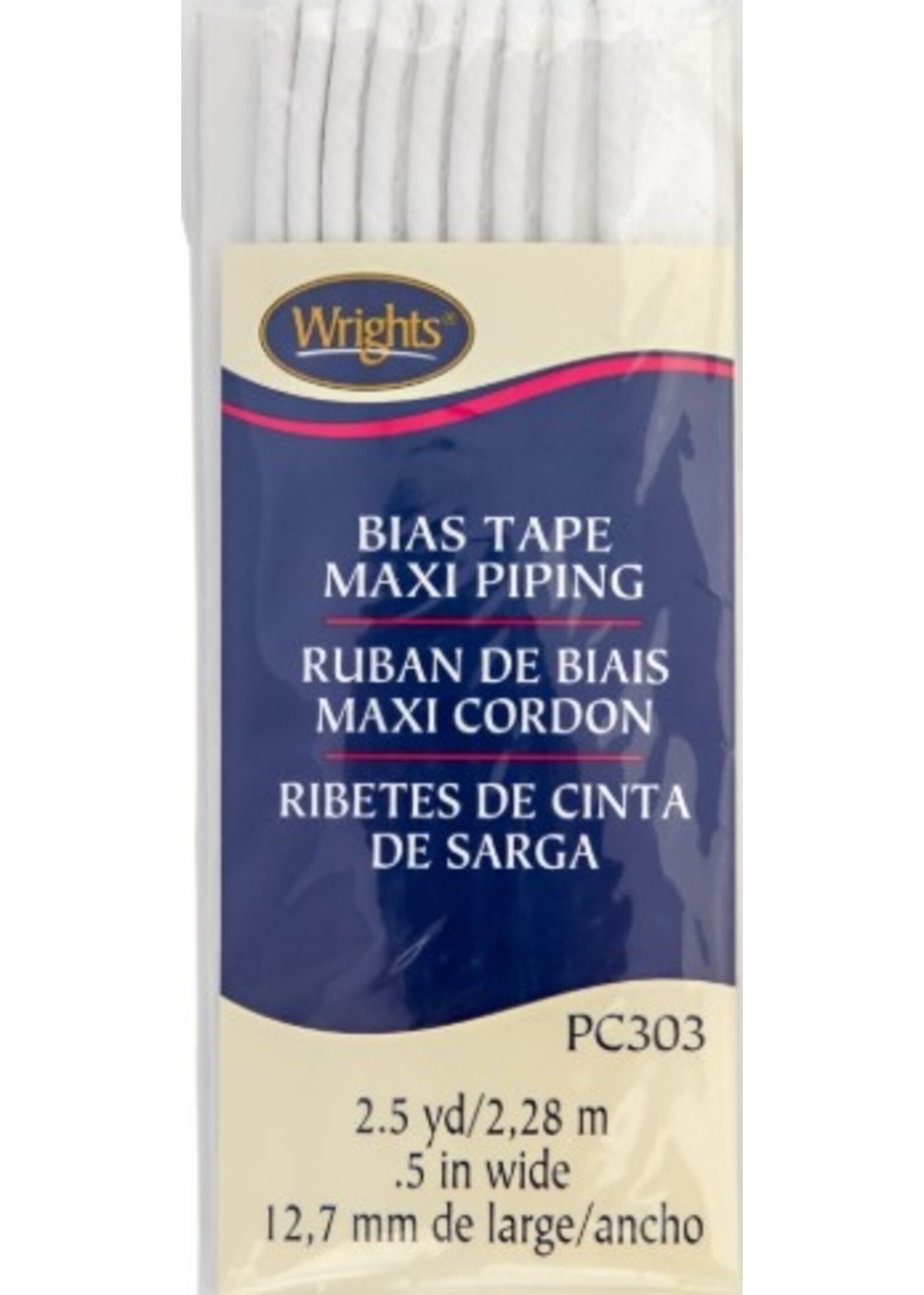 Wright Co Maxi Corded Piping White