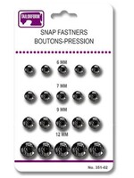 Tailor Form Sew on snap fasteners assorted sizes