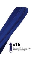 By Annie byAnnie - Zipper by the Yard - with Zipper Pulls - 4yds/3.66m - Colbalt