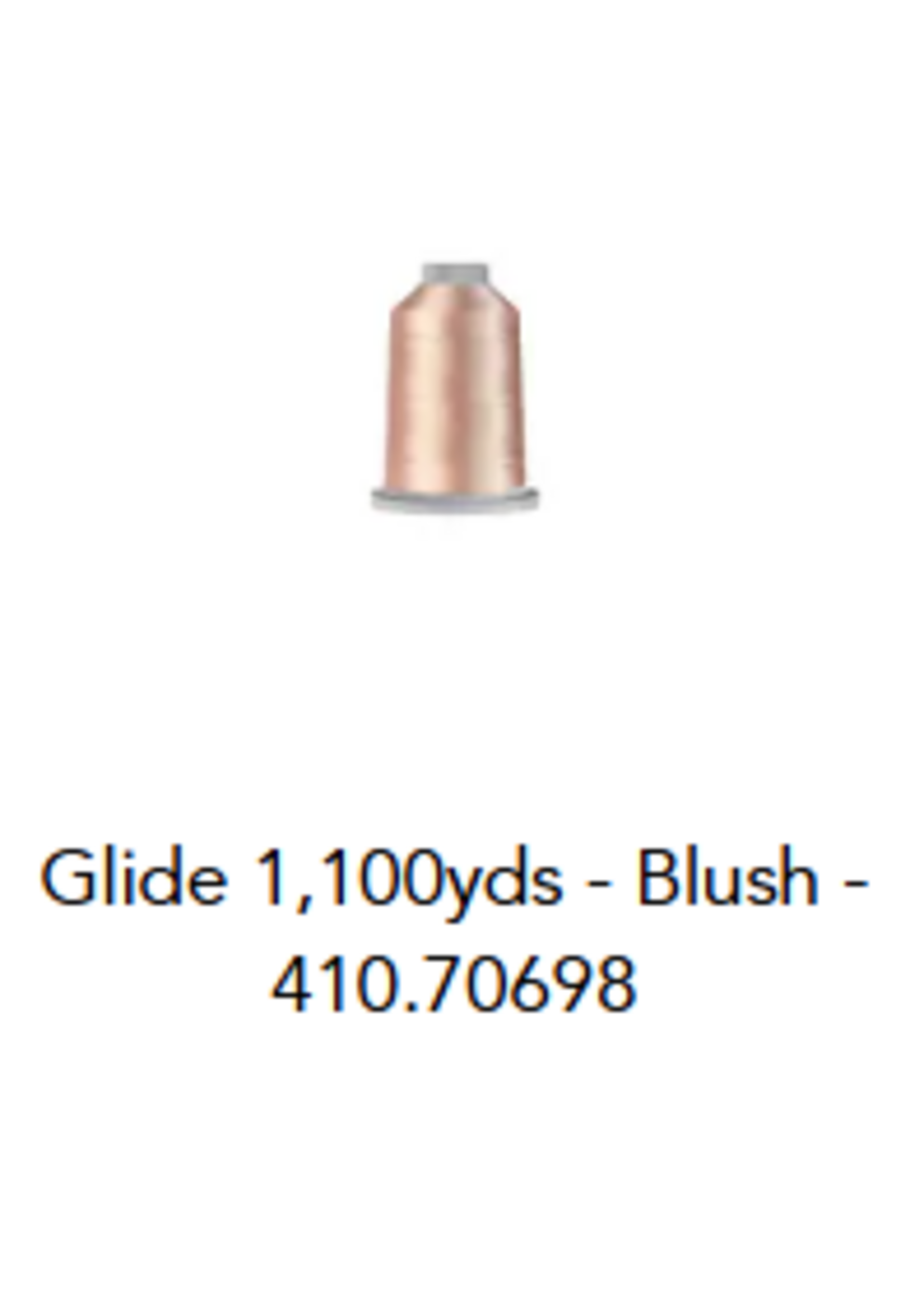 Glide Glide 40wt Polyester Thread 1,100 yd Mini King Spool Blush # 410-70698