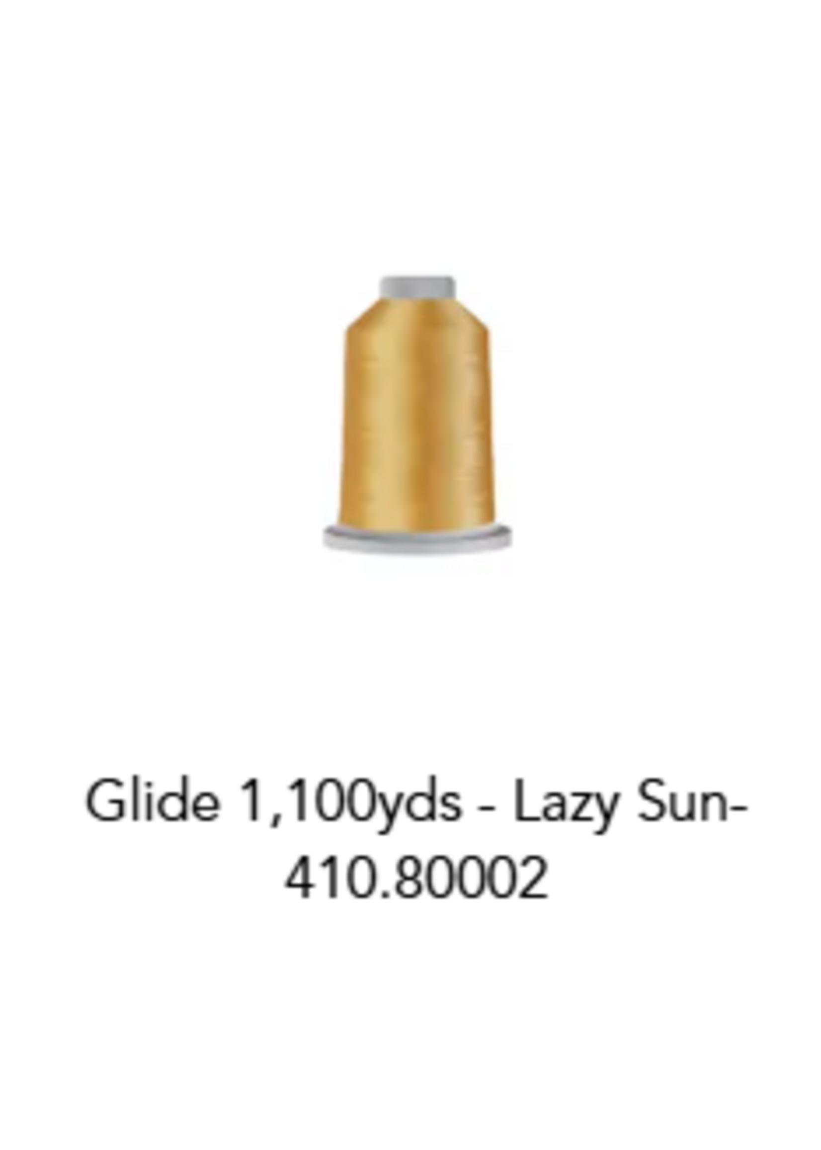 Glide Glide 40wt Polyester Thread 1,100 yd Mini King Spool Lazy Sun # 410-80002