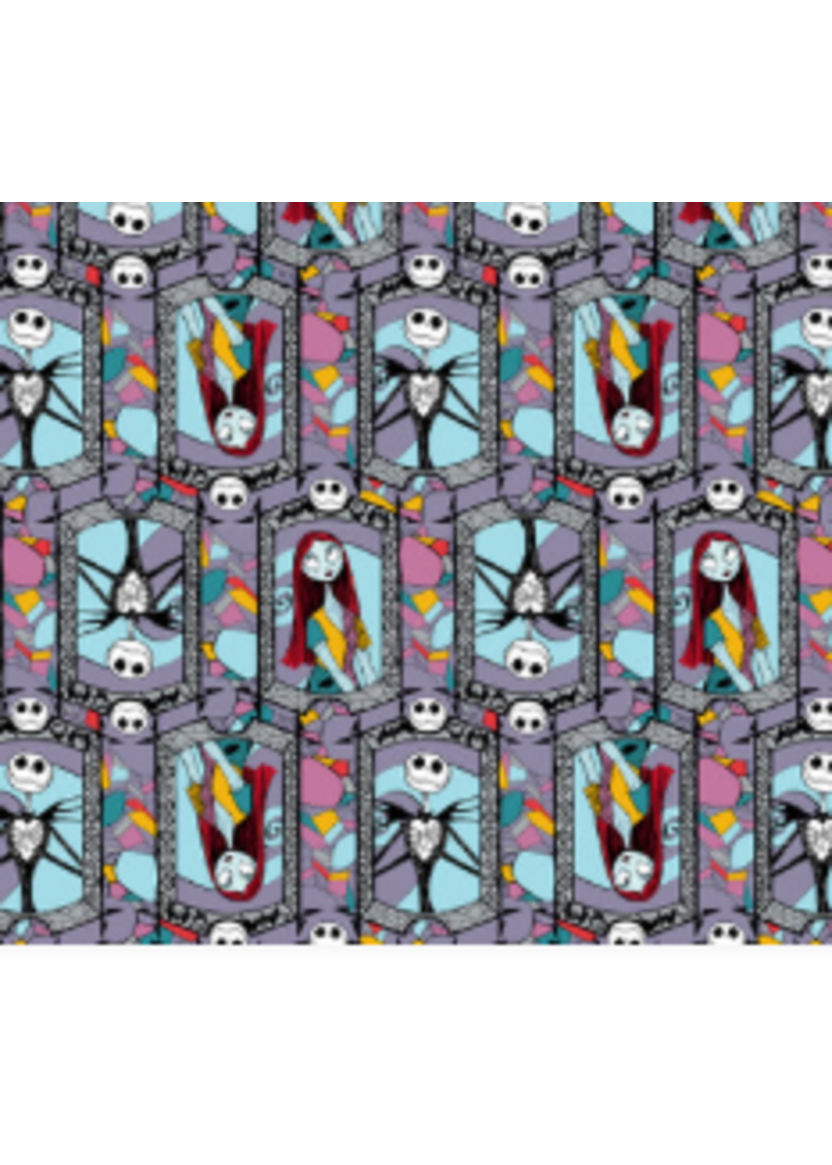 EE Schenk Jack and Sally Stained Glass ( Licensed Character)  1 unit = 10cm = 4 inches