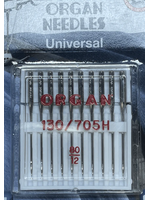 Organ Organ Needles - Univerasl - 80/12 - 10 pack
