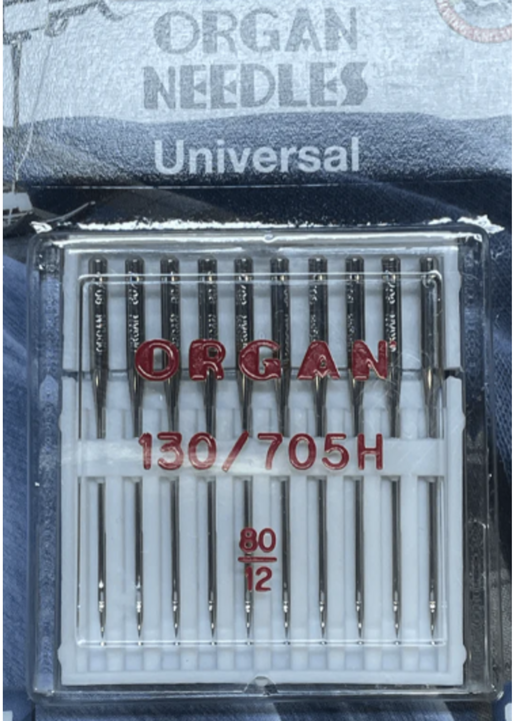 Organ Organ Needles - Univerasl - 80/12 - 10 pack
