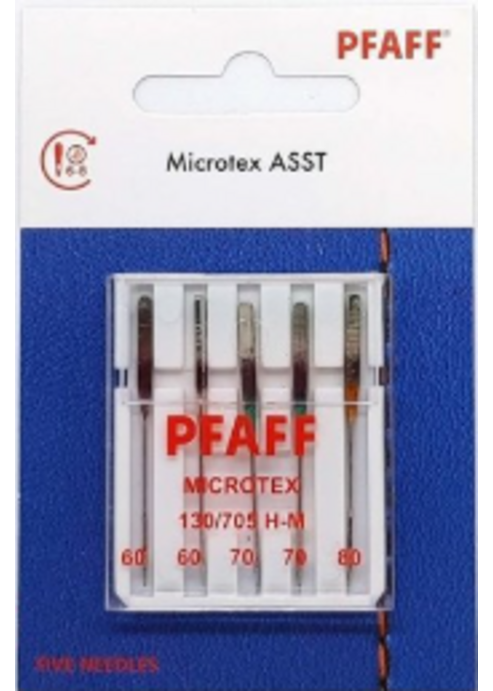 Pfaff Pfaff Needles - Microtex - Assorted - 5 pack