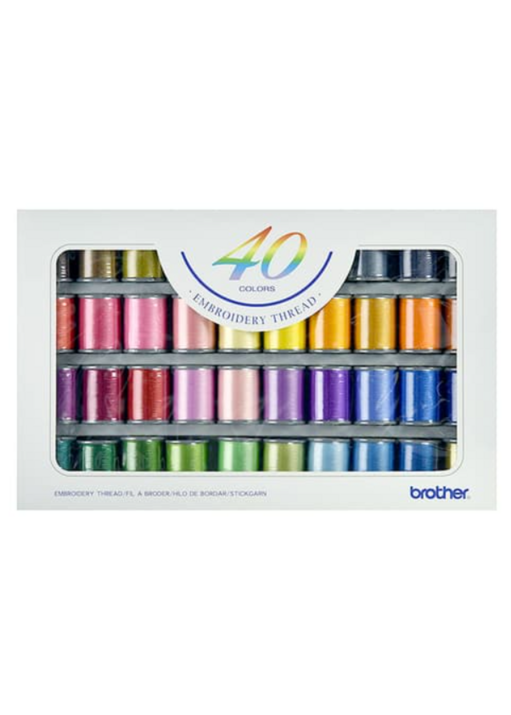 Brother Brother 40 Colour Embroidery Thread Set