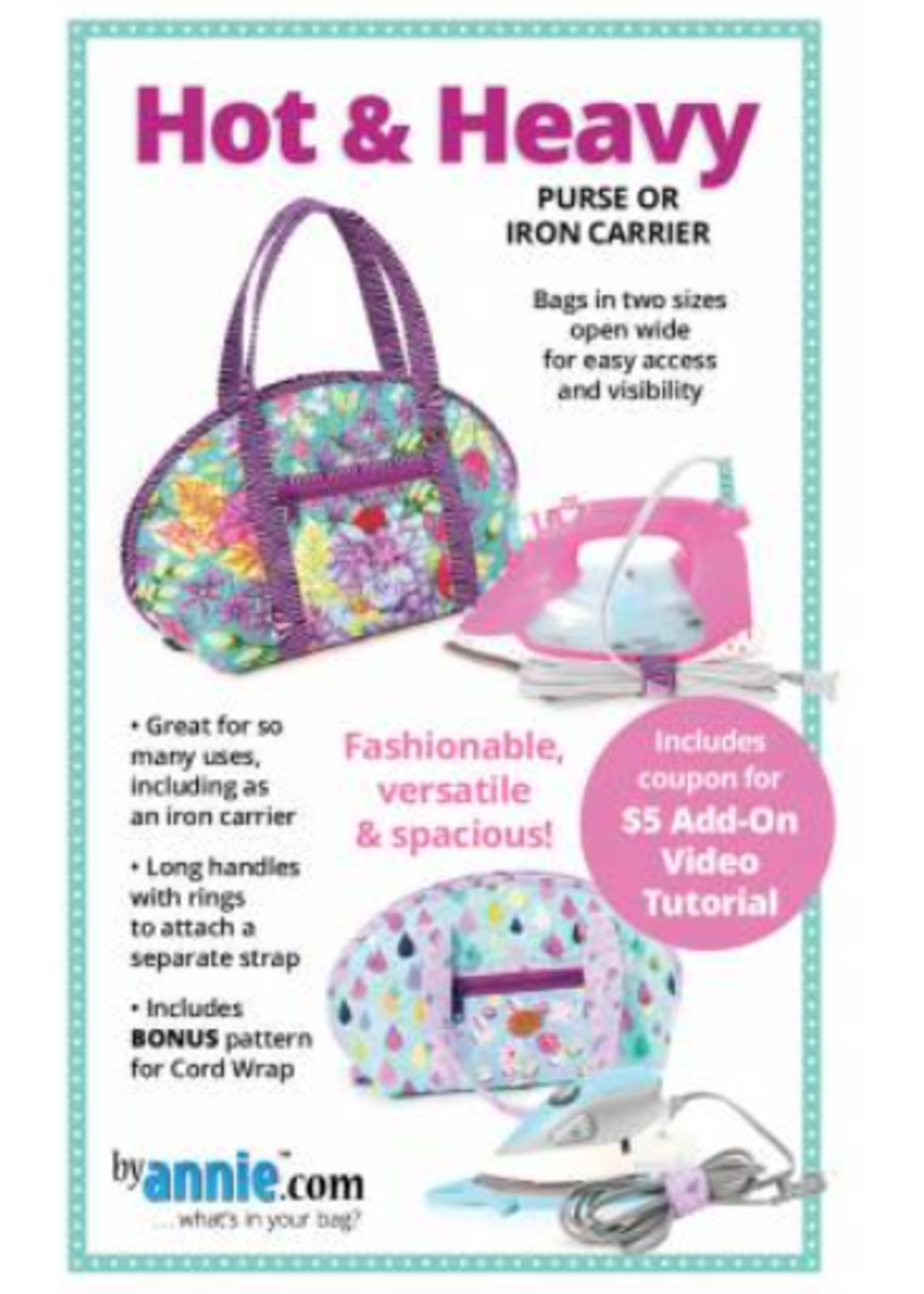 By Annie byAnnie - Hot & Heavy Pattern - Purse or Iron Cover