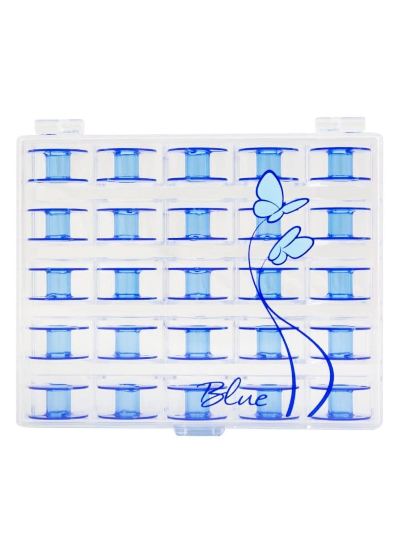 Janome Janome - 25 Bobbins in Case - Blue