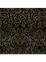 Ruby Star Society Fire Glow By Sarah Watts  Black 1 unit = 10 cm = 4 inches