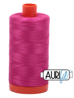 Aurifil Aurifil Mako - Cotton Thread - Solid - 50wt - 1300m/1422yds - Fuchsia #4020