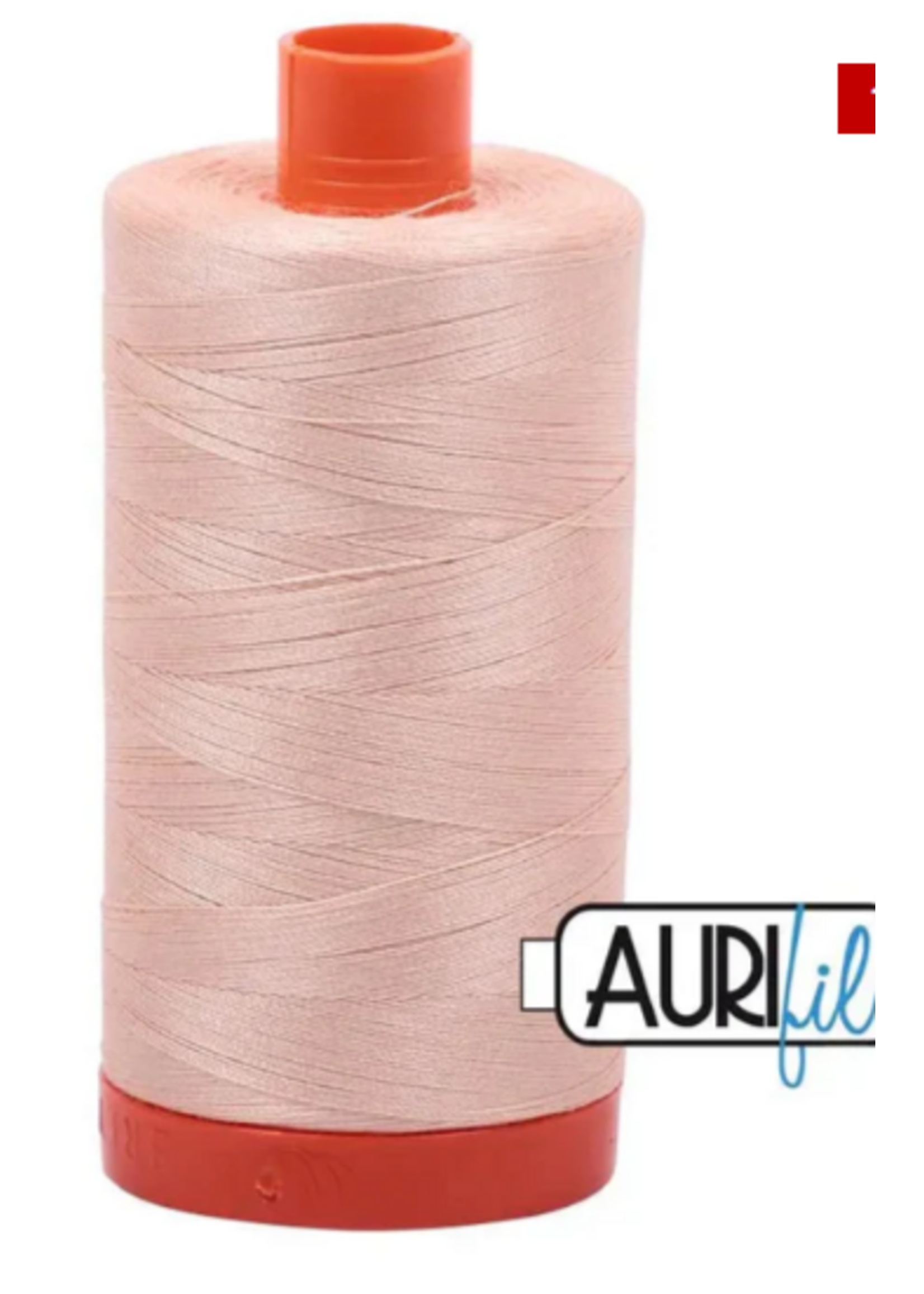 Aurifil Aurifil Mako - Cotton Thread - Solid - 50wt - 1300m/1422yds - Apricot #2205