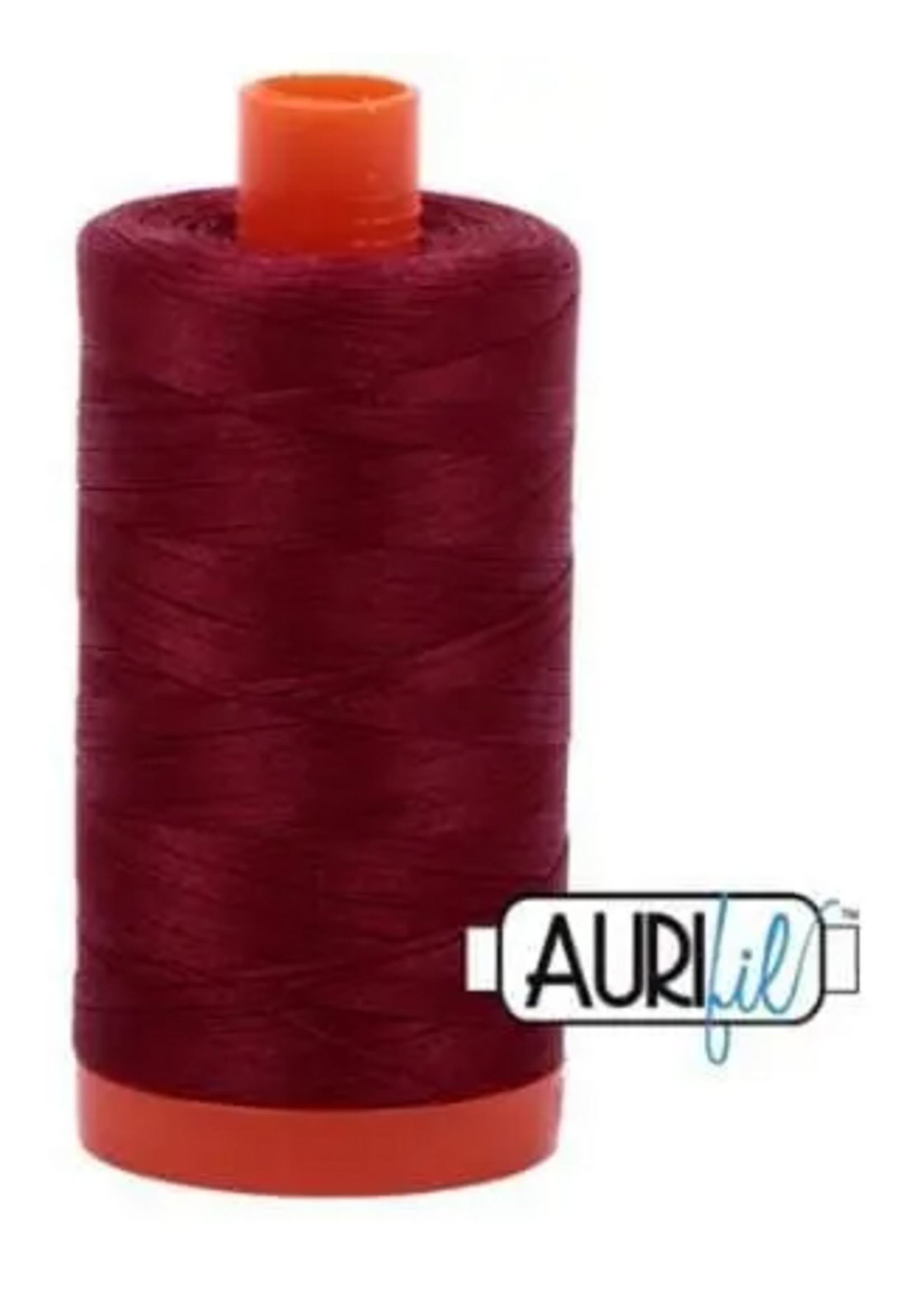 Aurifil Aurifil Mako - Cotton Thread - Solid - 50wt - 1300m/1422yds - Carmine Red #2460
