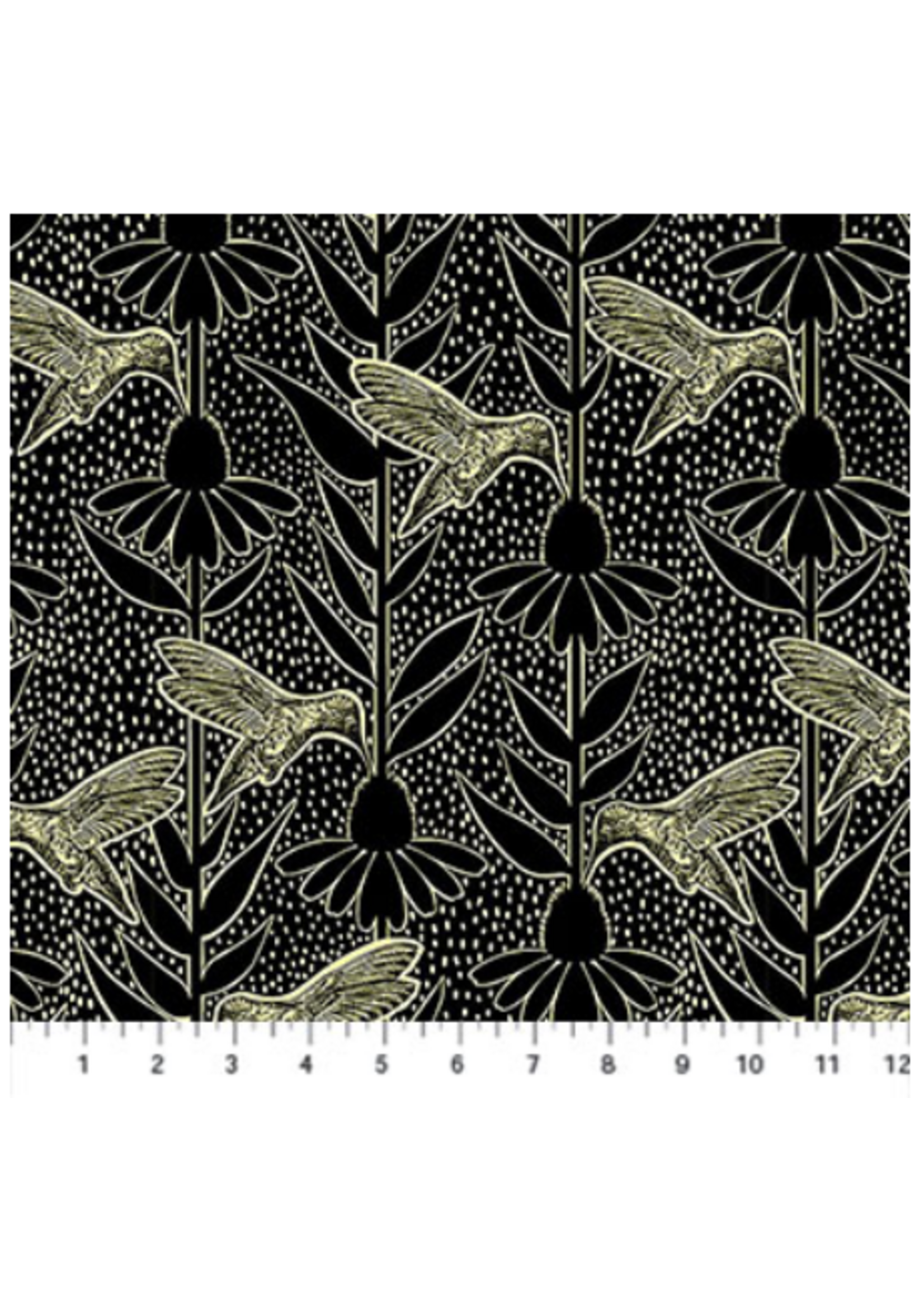 Anna Maria Anna Maria Indelible Ink Black - Per 10cm/4"