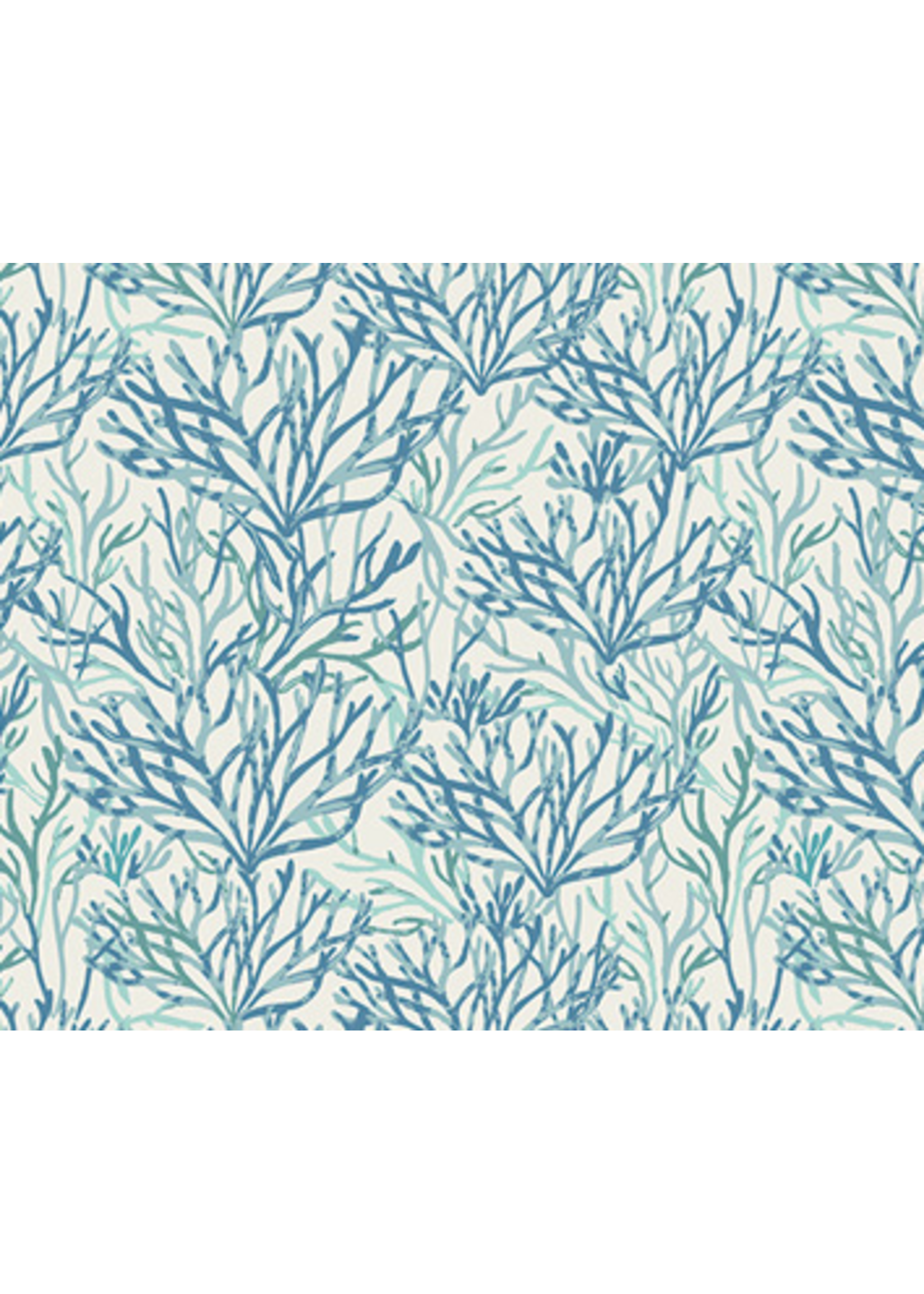 Art Gallery Fabrics Gulf Breeze Seaweed Garden - Per 10cm/4"