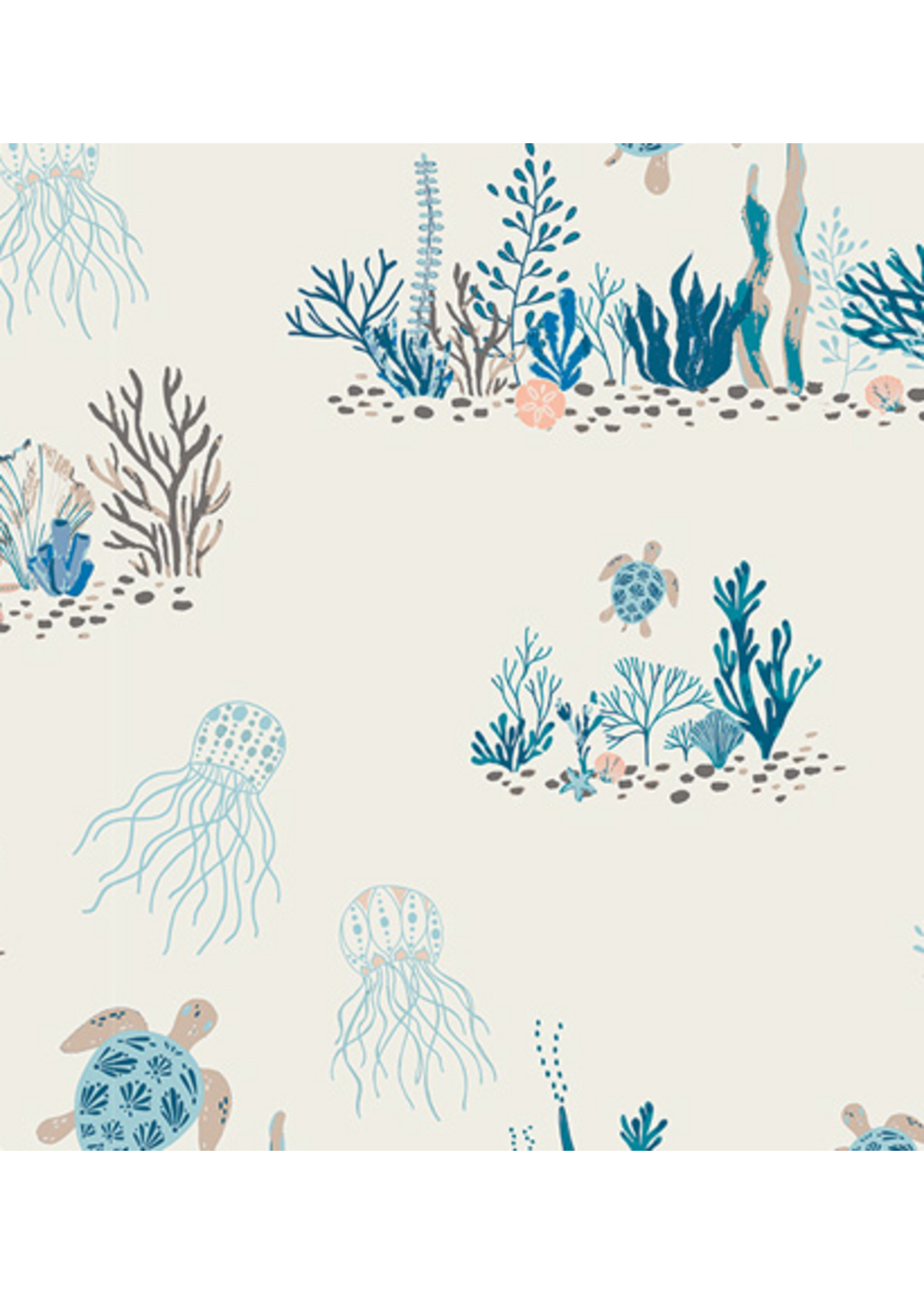 Art Gallery Fabrics Gulf Breeze Turtle Bay- 1 unit = 10cm = 4 inches