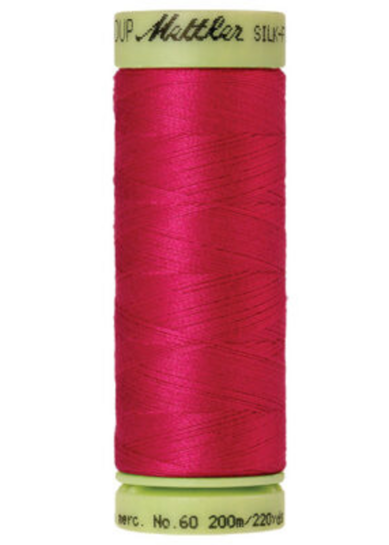 Mettler Threads Mettler – Cotton Thread – Silk Finish – 200m/220yds - Fuschia #1421