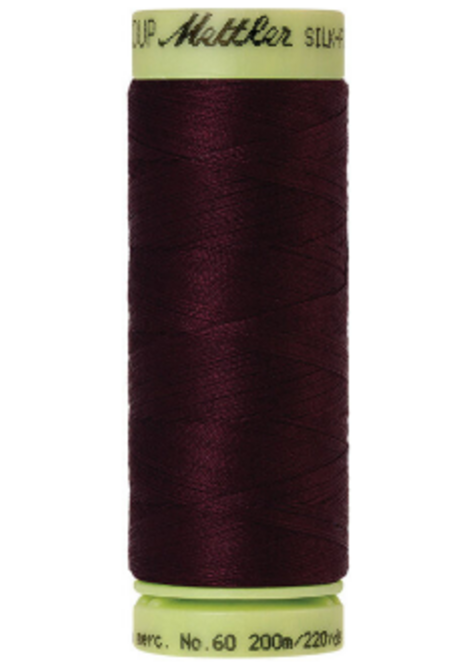 Mettler Threads Mettler – Cotton Thread – Silk Finish – 200m/220yds - Beet Red #0111