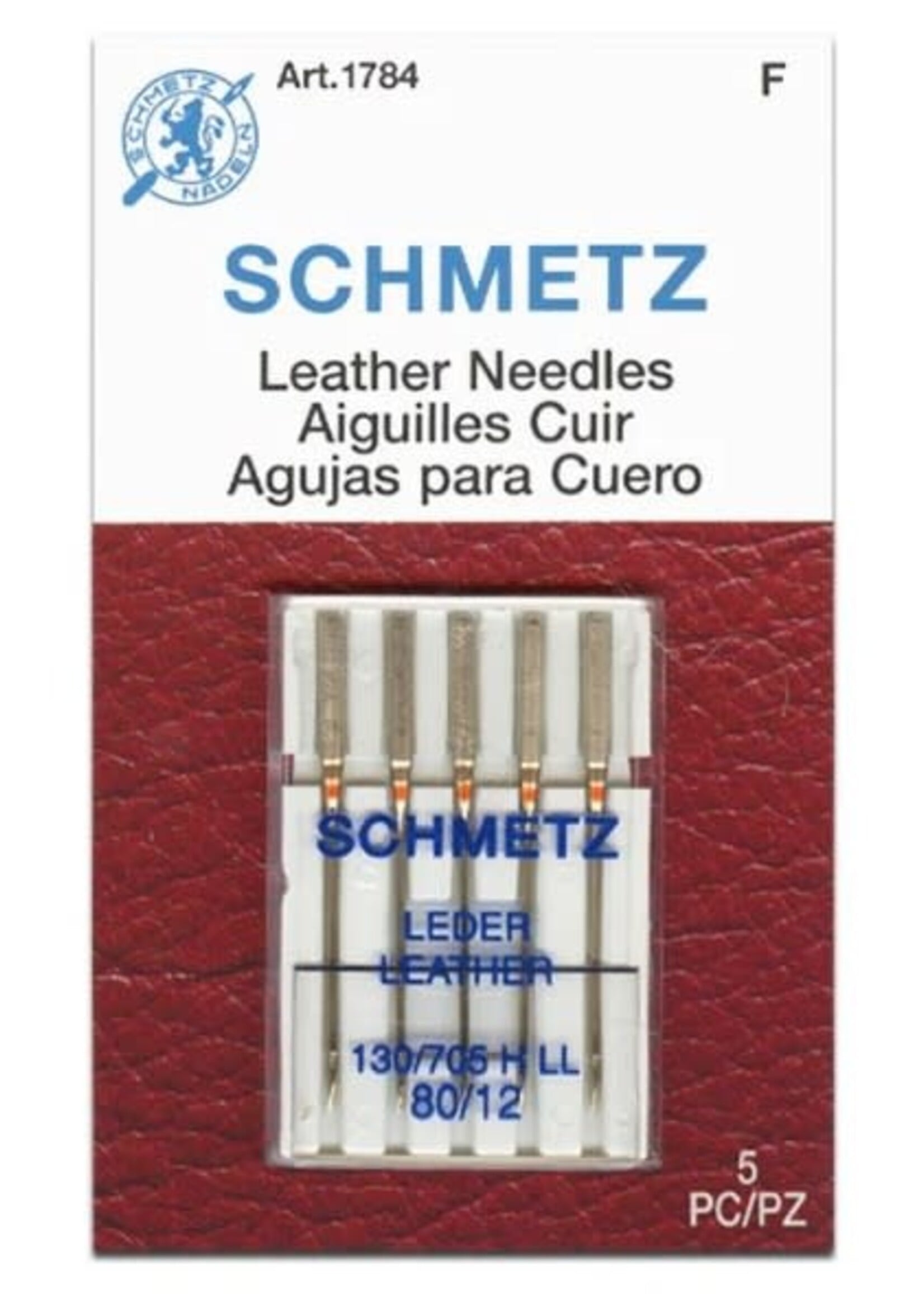 Schmetz Needles Leather Needles 80/12 5 pack