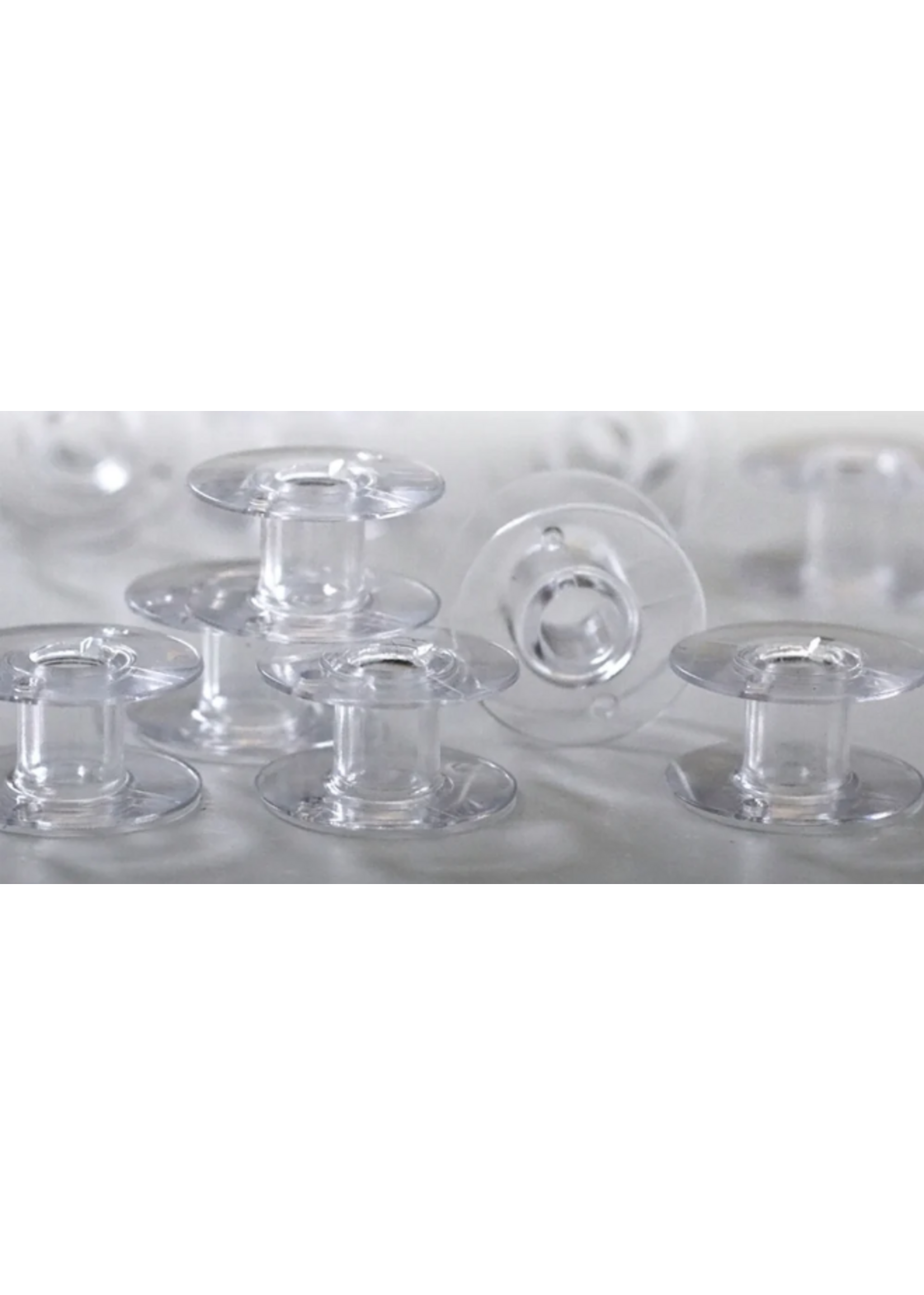 Pfaff Pfaff - Plastic Bobbins - Clear - K - 10 pack