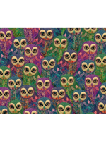 Timeless Treasures Wit & Wisdom Packed Cloisonne Owl- Per 10cm/4"