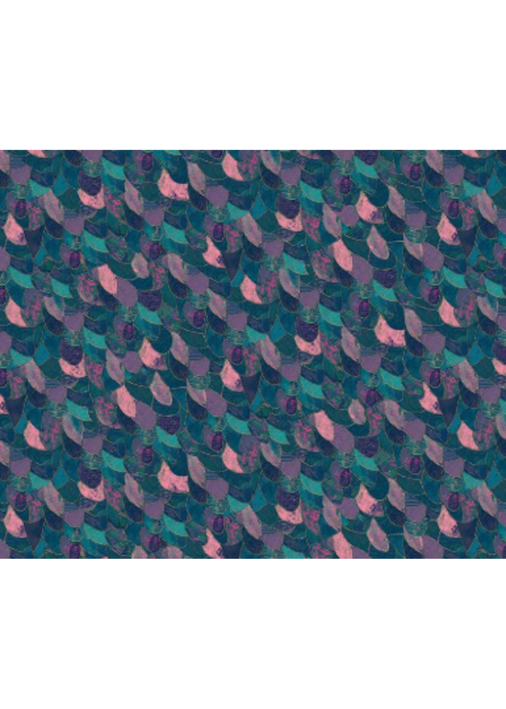 Timeless Treasures Wit & Wisdom Packed Owl Feather - per 10cm/4"