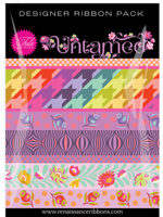 Tula Pink Tula Pink - Untamed - Cosmic - 1yd Designer Ribbon - 7 Per Pack