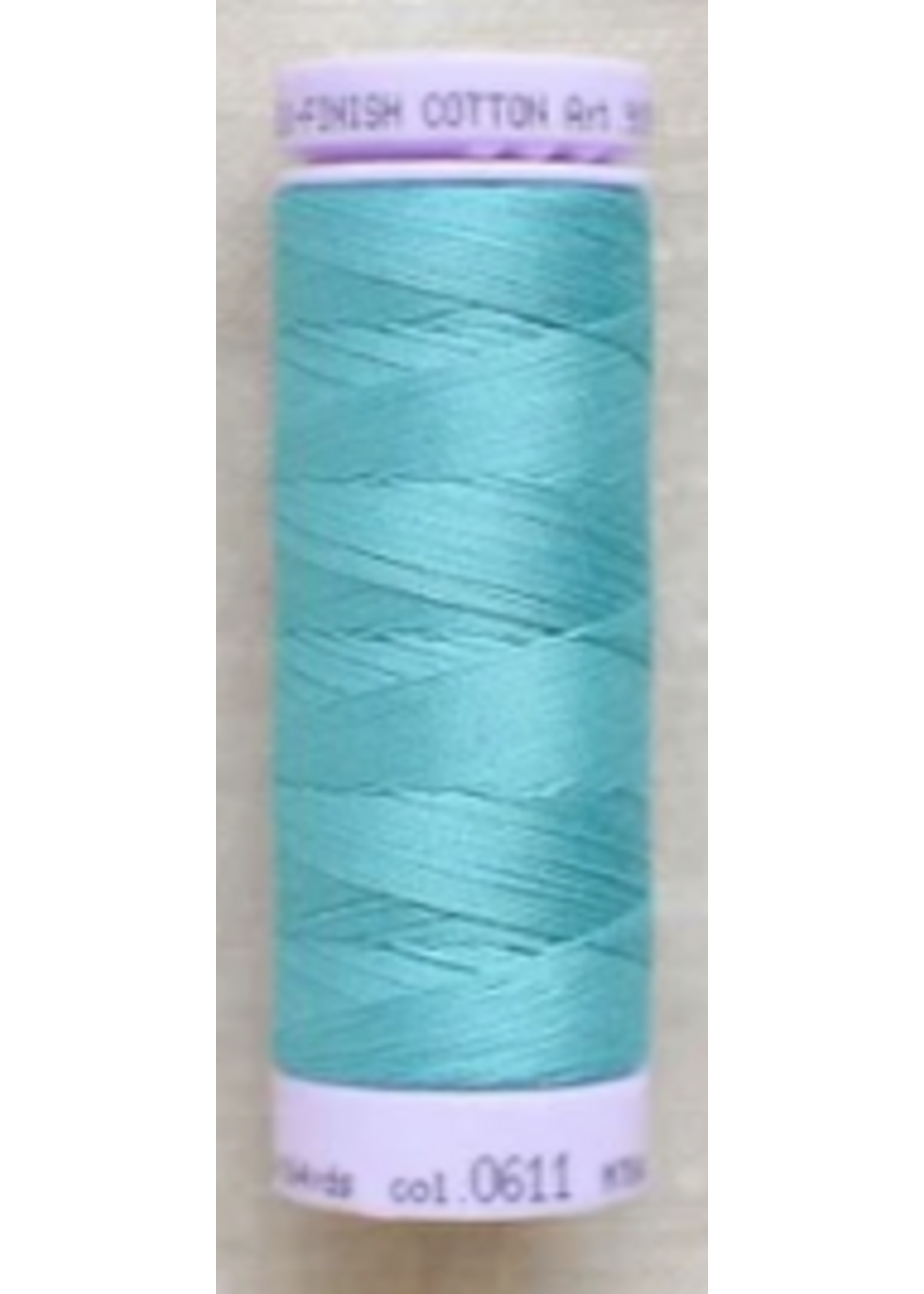 Mettler Threads Mettler – Cotton Thread – Silk Finish – 200m/220yds - Blue-green Opal #0611