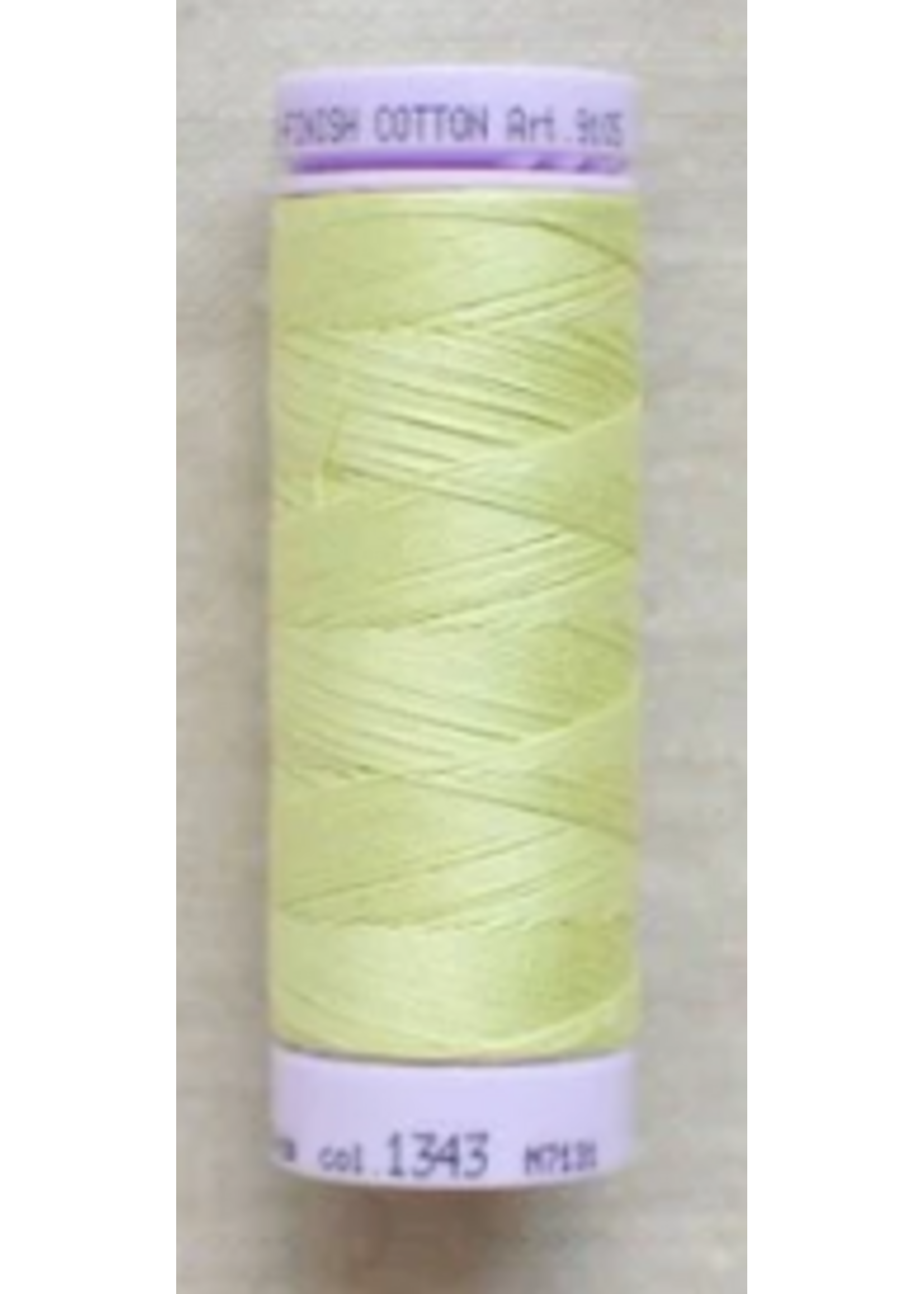 Mettler Threads Mettler – Cotton Thread – Silk Finish – 200m/220yds - Spring Green #1343