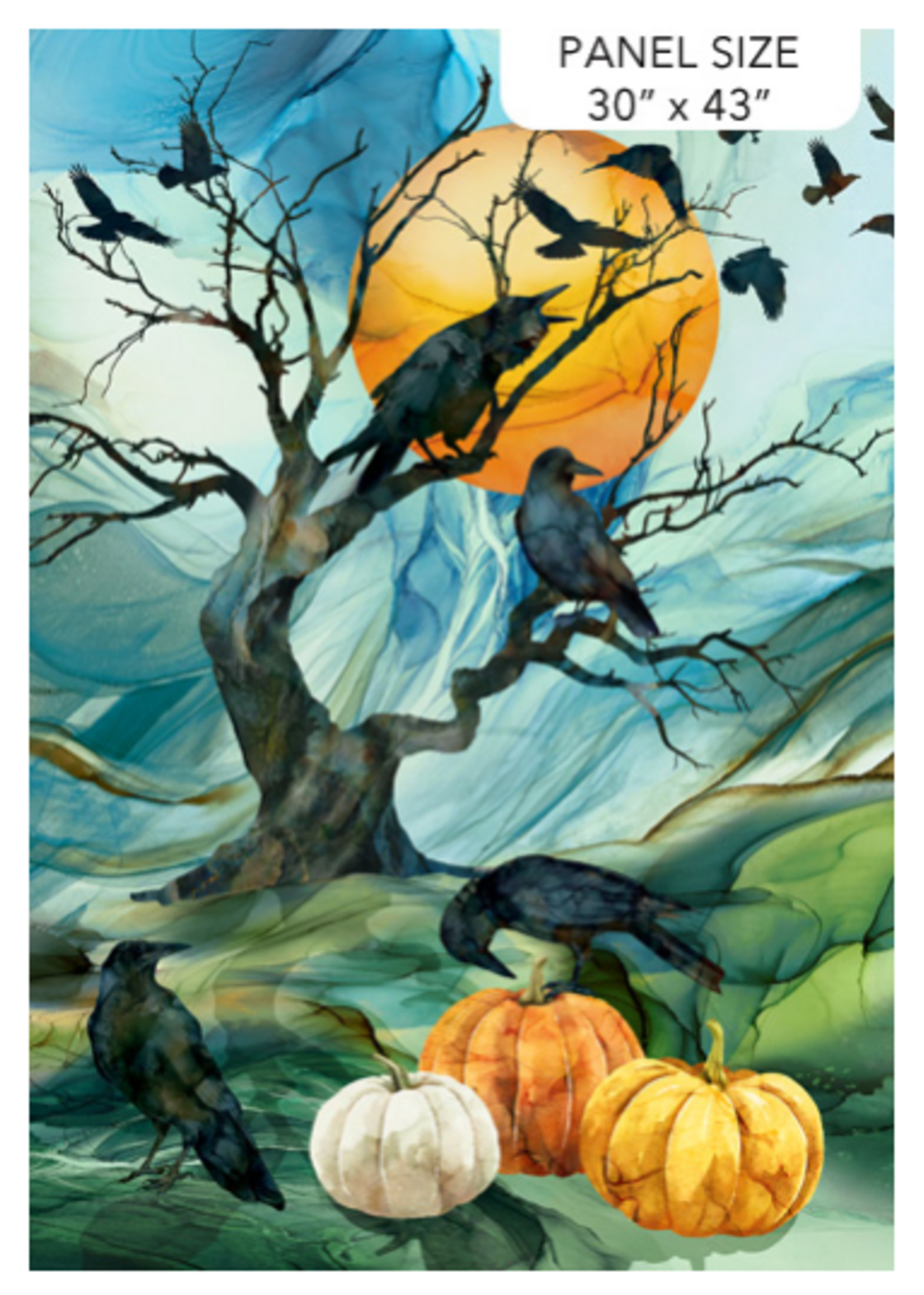 Northcott Raven's Call Panel  30" x 42"