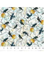 Northcott Raven's Call  ( Rave Moon)  1 UNIT = 10 CM = 4 INCHES