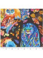 Moda Northern Brights By Amarilys Henderson Digital Print Night Sky     1 unit = 10 cm = 4 inches