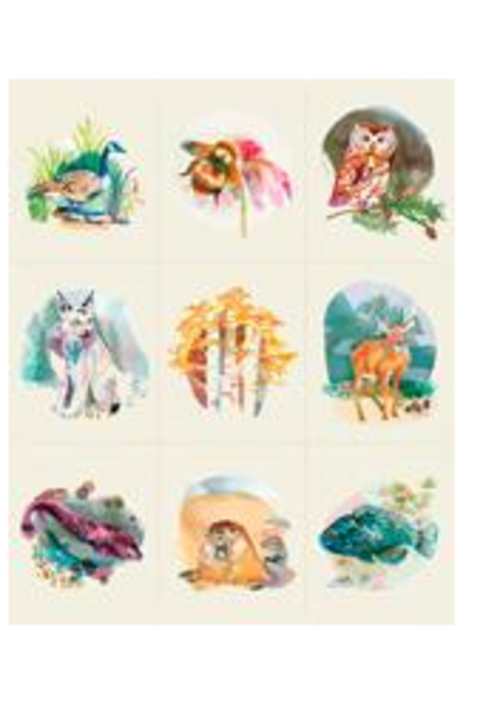 Moda Northern Brights By Amarilys Henderson Digital Print Cloud  Panel 36 x 45