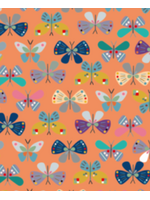 SEWING SANCTUARY Butterflies  Peach   1 Unit = 10 cm = 4 inches