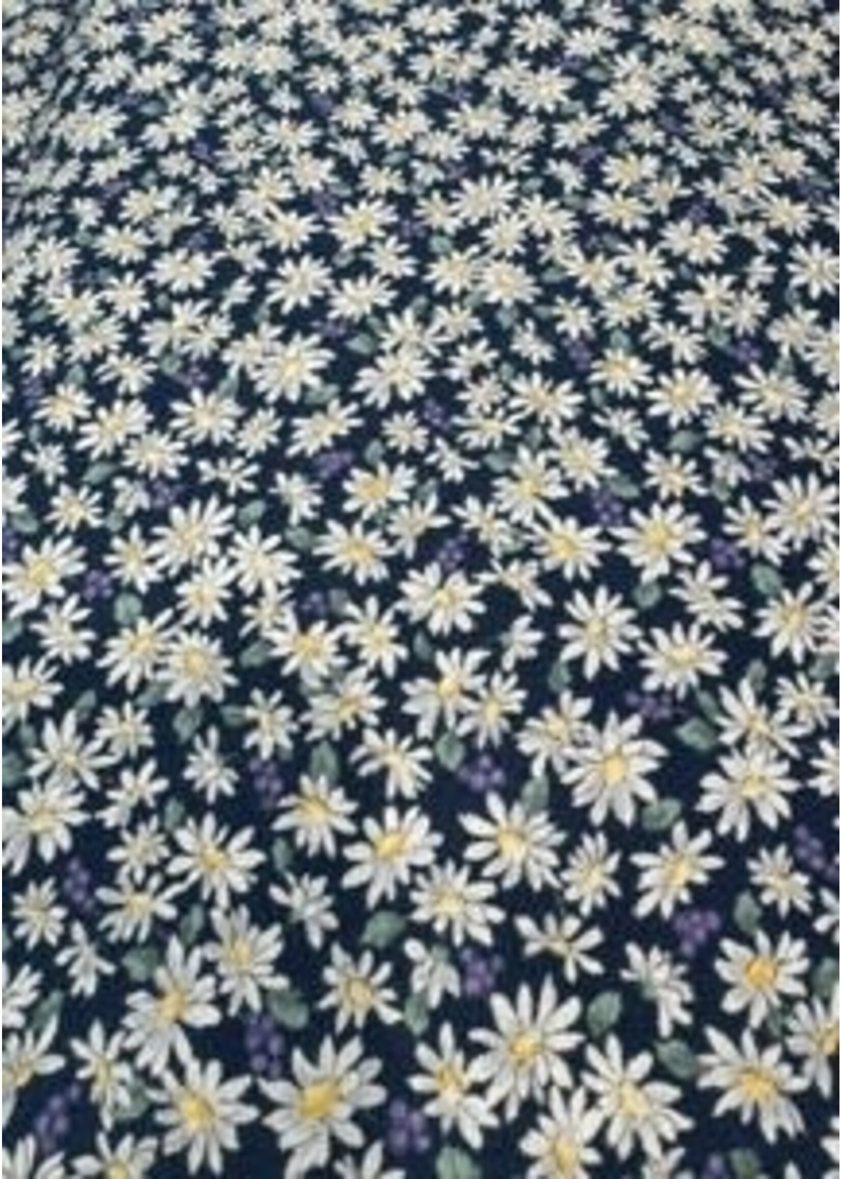 Robert Kaufman Fabrics Sevenberry  Garden Blues ( Navy w/white flowers) 1 UNIT = 10CM = 4 INCHES