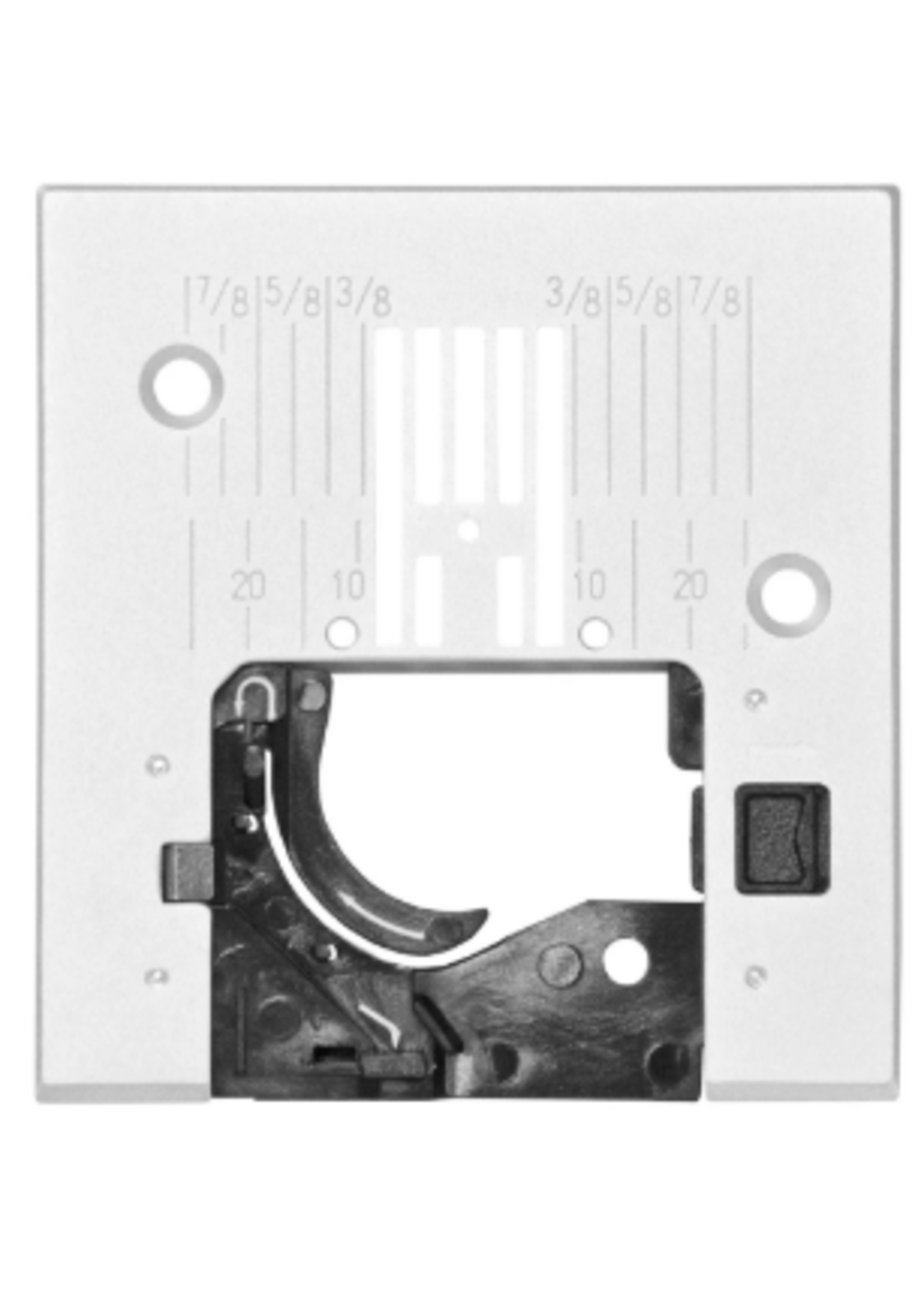 Pfaff Pfaff - Straight Stitch Needle Plate - with Inch Markings - Ambition