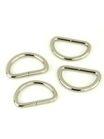 Countess Countess - D-Rings -1" - Silver - set of 4