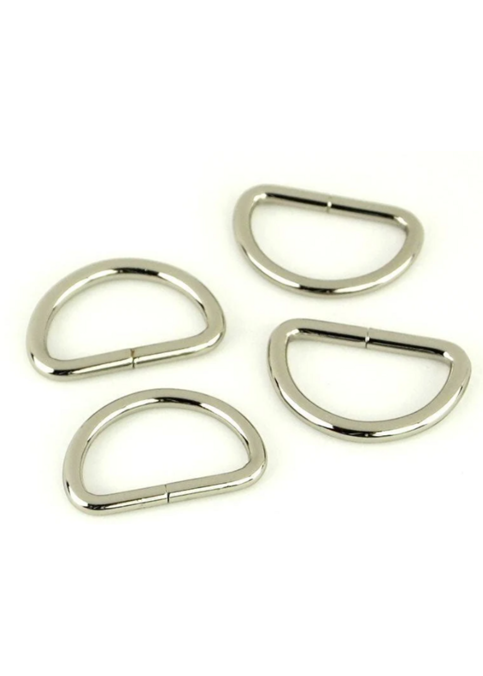 Countess Countess - D-Rings -1" - Silver - set of 4
