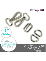 Emmaline Bags Emmaline Bags - Hardware Kit - Strap Kit to fit 1in/25 mm – Nickel