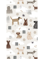 Camelot Fabrics PAWSITIVELY ADORABLE   DOGS    1 unit = 10 cm = 4 inches