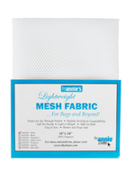 By Annie byAnnie - Lightweight Polyester Mesh Fabric - 18"x54"/45.7×137cm - White