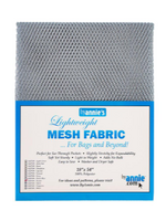 By Annie byAnnie - Lightweight Polyester Mesh Fabric - 18"x54"/45.7×137cm - Pewter
