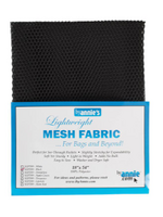 By Annie byAnnie - Lightweight Polyester Mesh Fabric - 18"x54"/45.7×137cm - Black