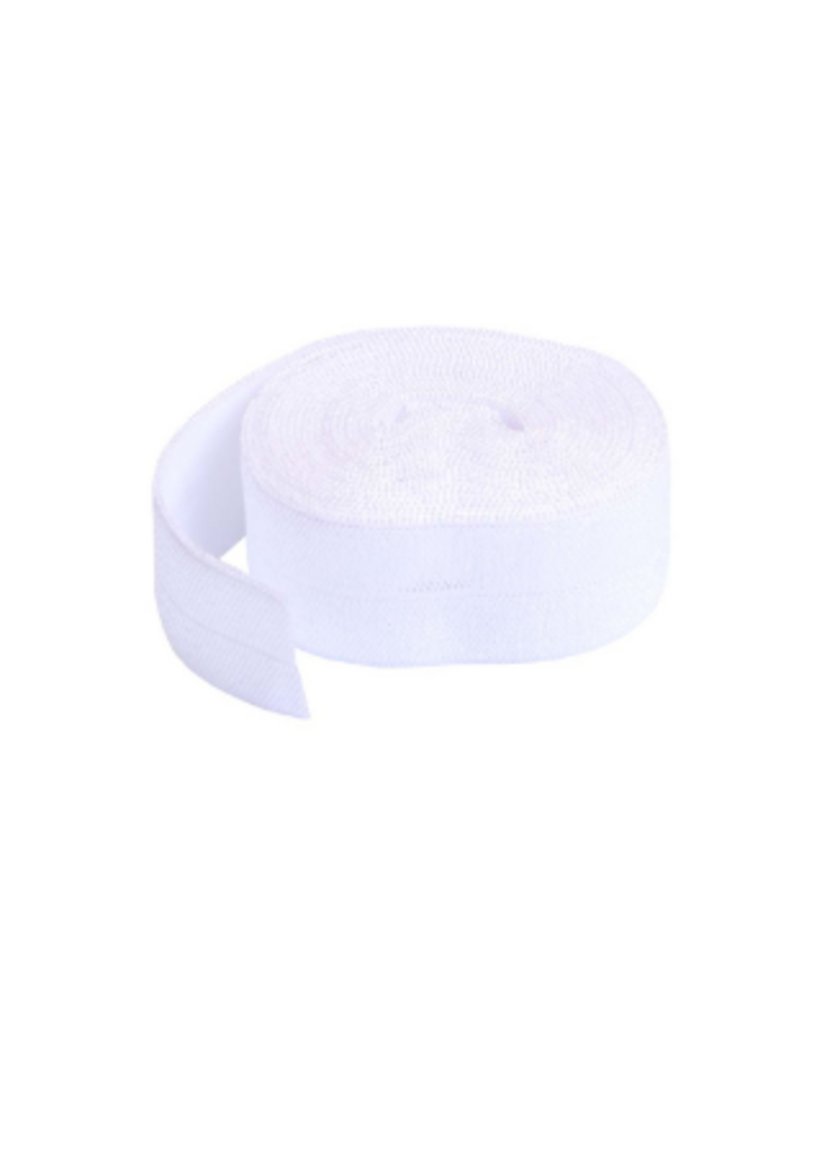 By Annie byAnnie - Fold-Over Elastic - 2yrds/1.8m - White