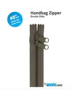 By Annie byAnnie - Handbag Zipper - Double Slide - 40in/101.6cm - Slate Grey