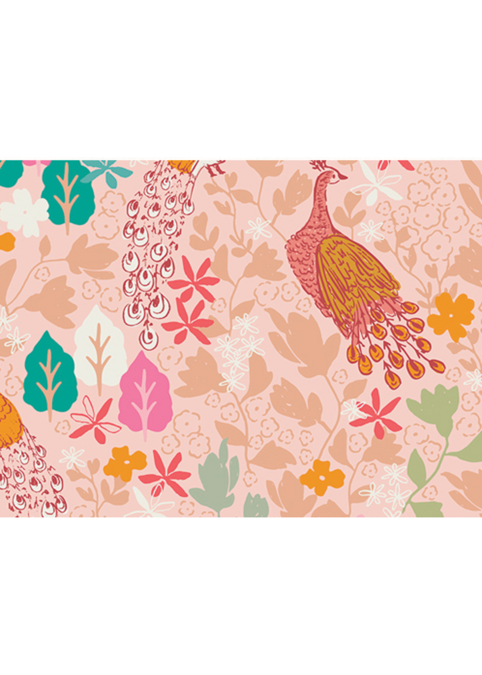Art Gallery Fabrics Paradise Garden Peacock Waltz  1 unit = 10cm = 4 inches