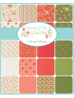 Moda Poinsettia and Pear - 2.5in/6.35cm - Jelly Roll - 40pcs
